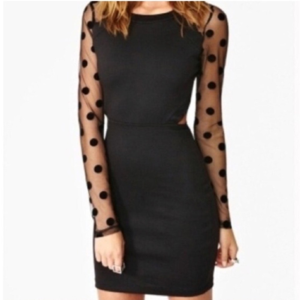 Nastygal solemio little black dress