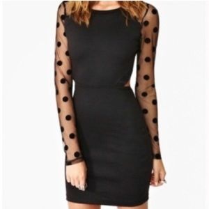 Nastygal solemio little black dress