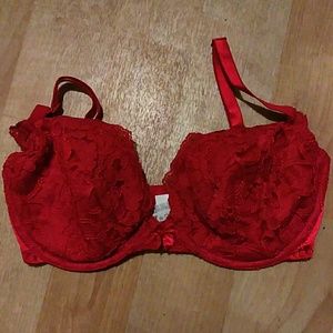 34D Red Victorias Secret Bra