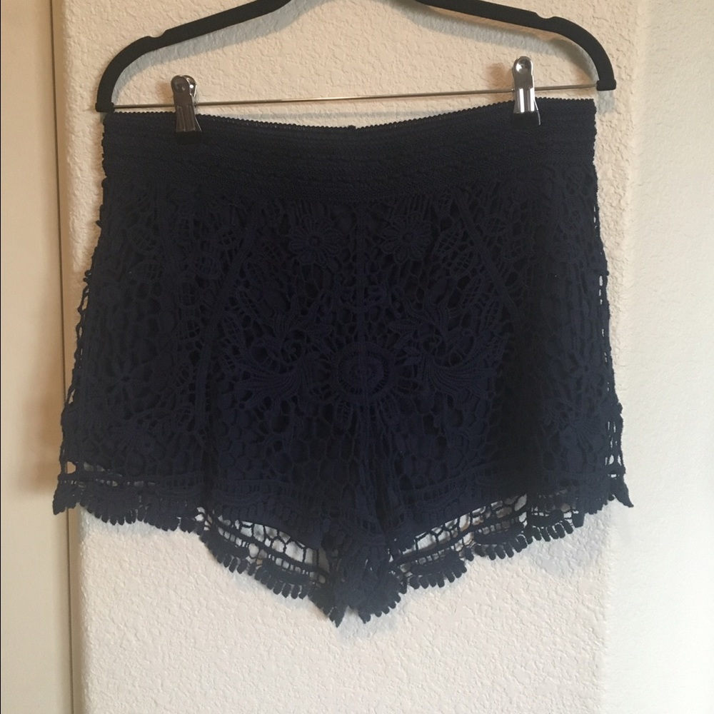 Navy blue shorts
