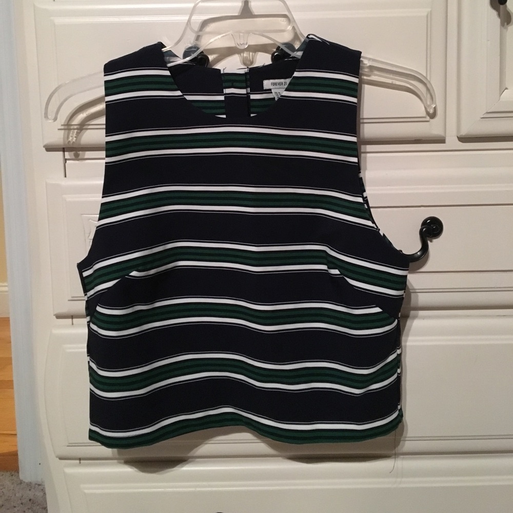 Striped Crop Top