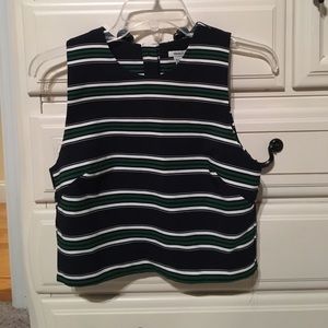 Striped Crop Top