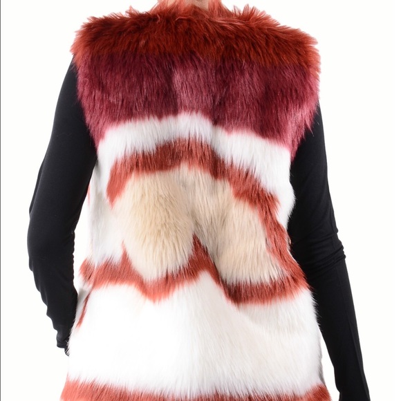 Maison Scotch Faux Fur Gilet - Picture 4 of 4