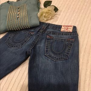 Authentic True Religion boot cut jeans EUC size 27