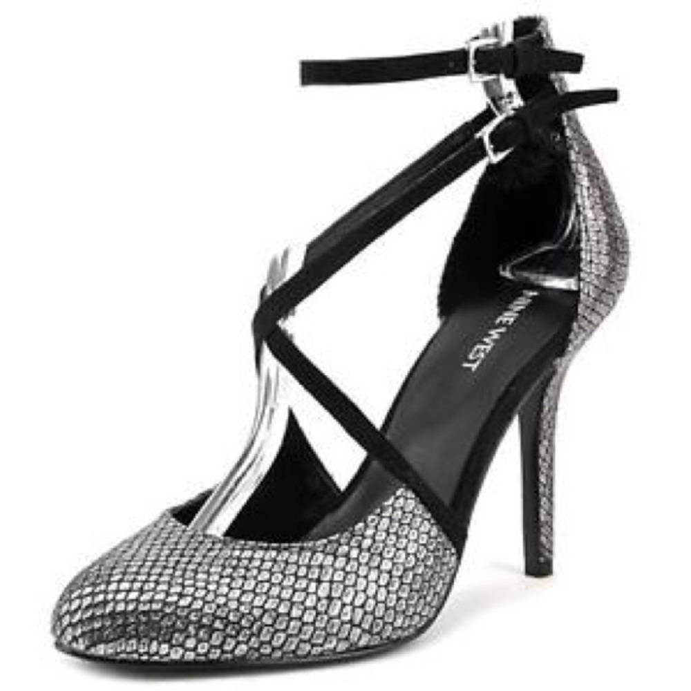 NINE WEST Inessa Ankle Strap Pumps