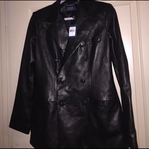 Polo Ralph Lauren Double Breasted Lamb Leather