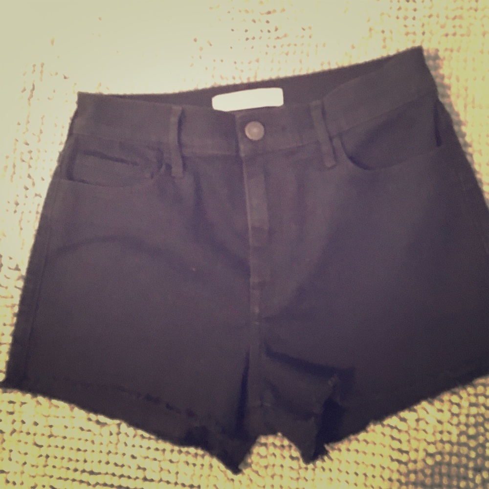 Black high waist Abercrombie shorts, Size 2 (26)