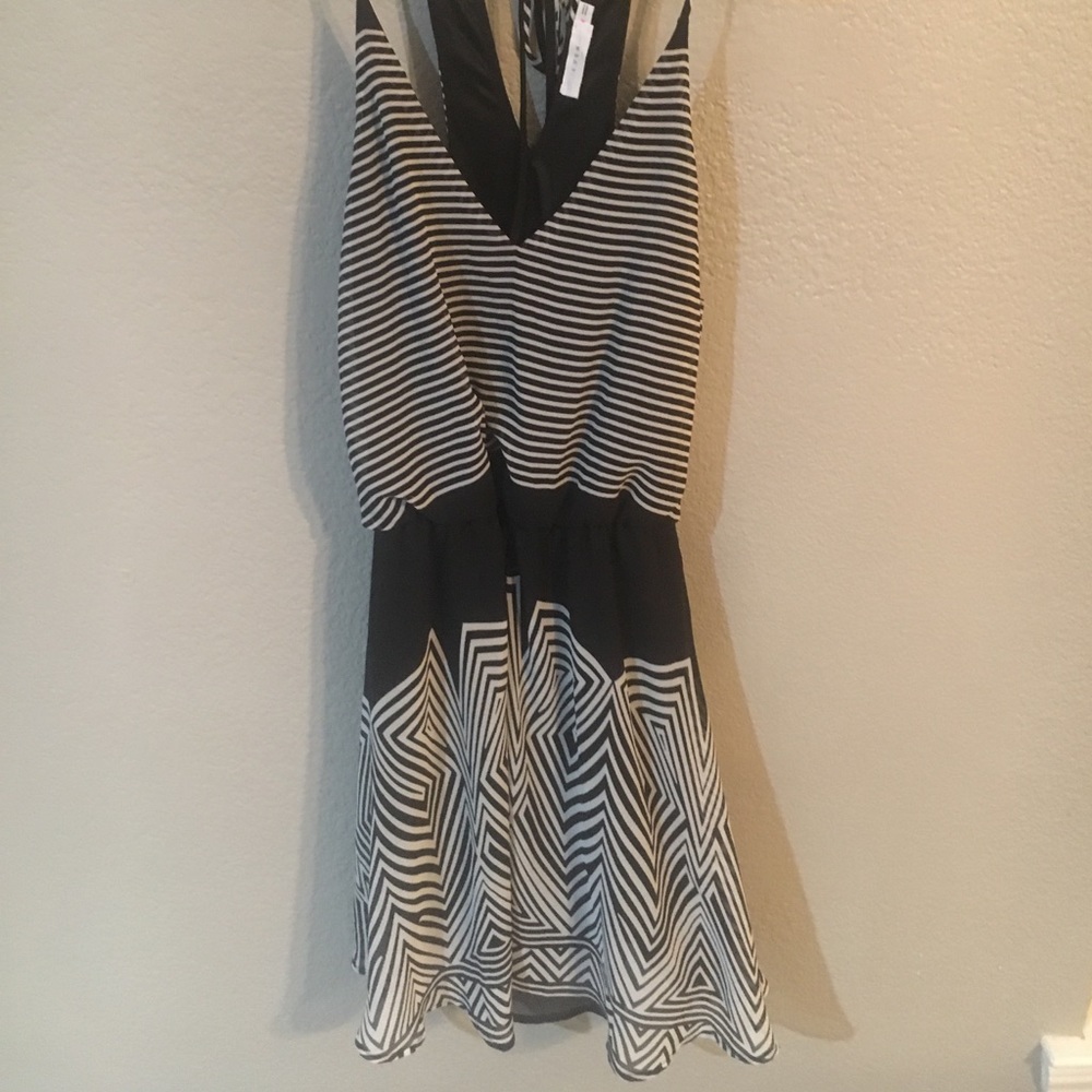 Black and white dress