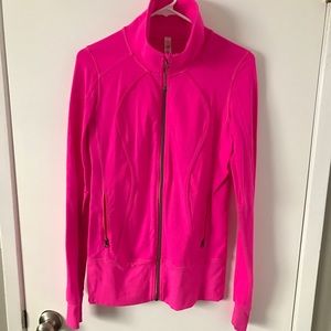 Hot pink lulu jacket!