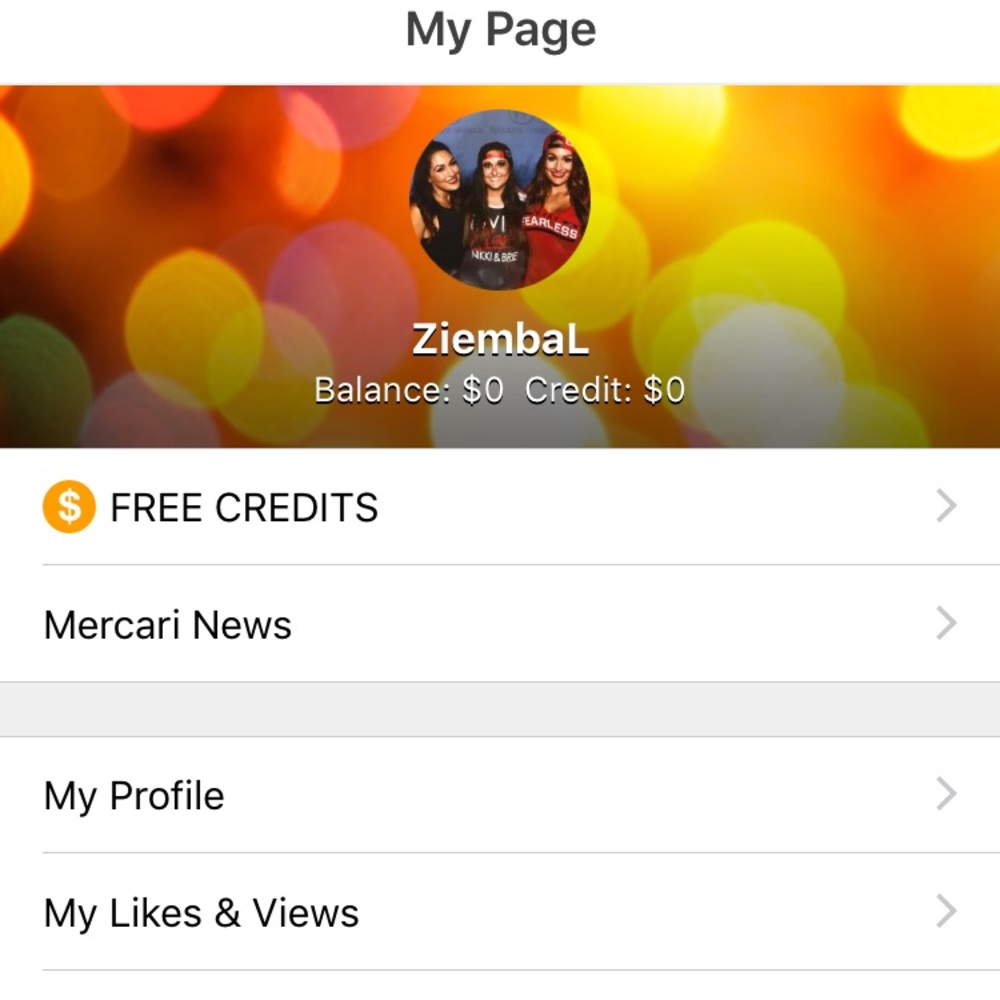 Add my closet on Mercari