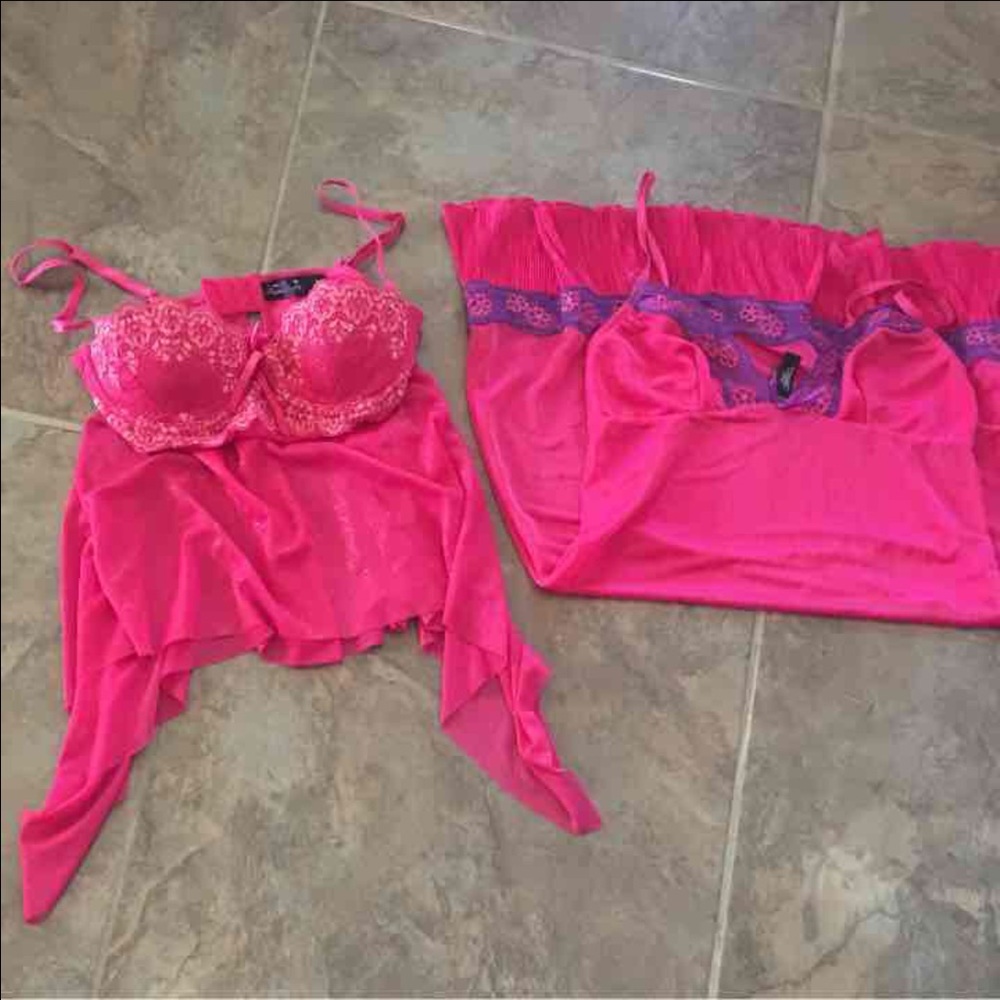 3 lingerie pieces