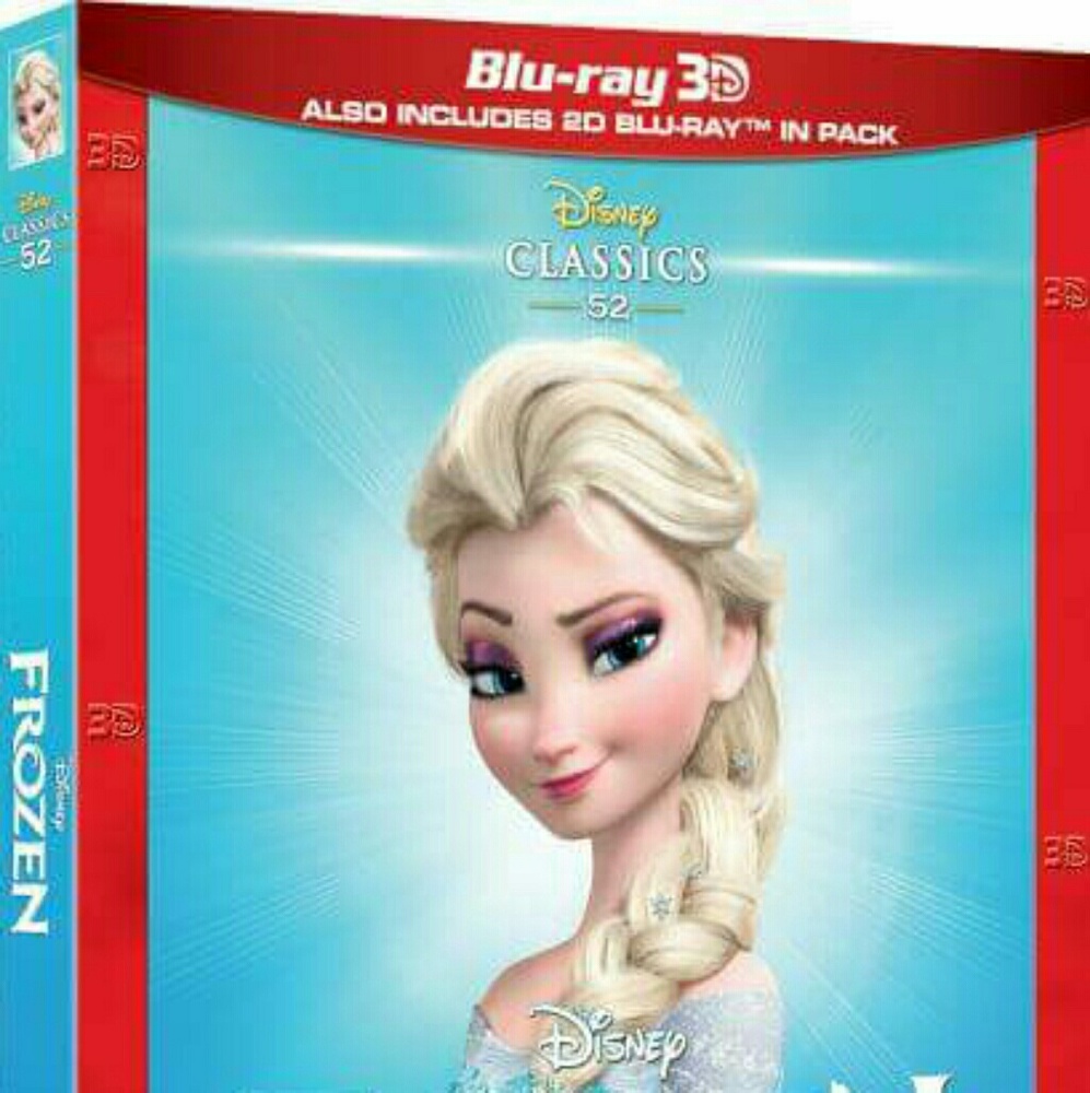 Disney's Frozen 3D/2D Blu-Ray DVD