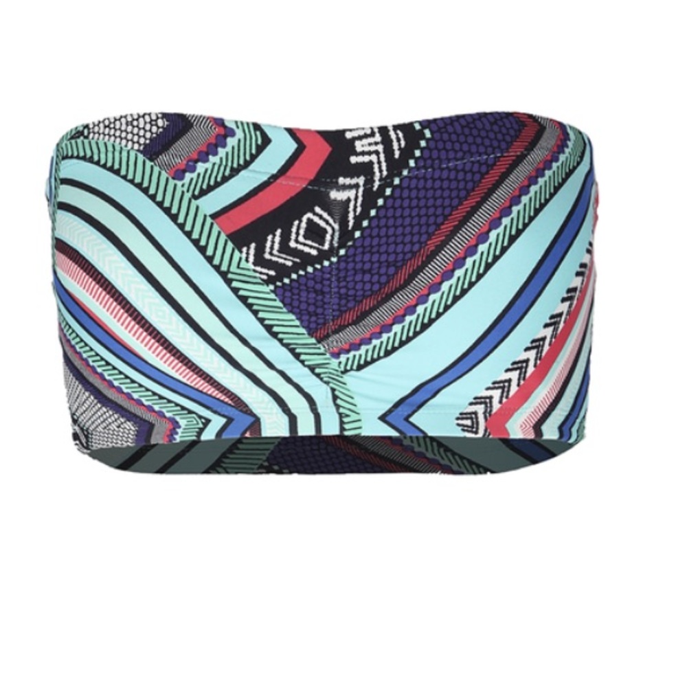 Liquido Aztec Maze Bandeau Yoga Top Small