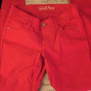 Old Navy Rockstar Skinny Jeans Red size 6R