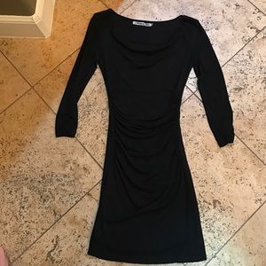 Black Michael Stars long sleeve dress