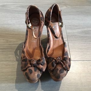 Jeffrey Campbell Daisy-D leopard print platforms