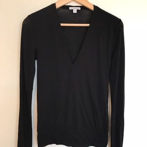James Perse L/S V-Neck Top