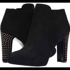 NINE WEST Guestlist Suede Ankle Booties