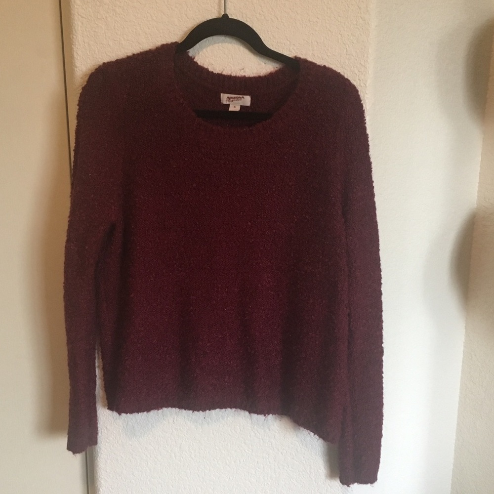 Burgundy sweater