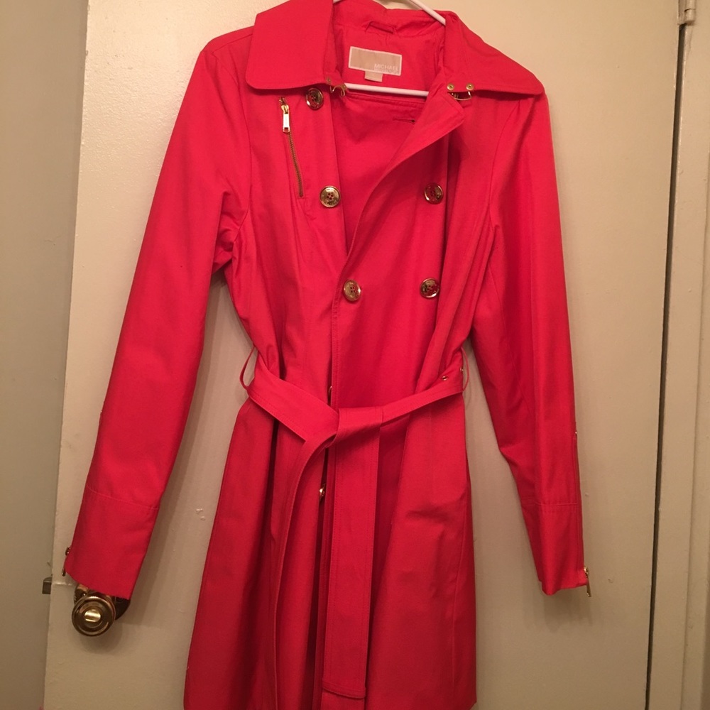 NWOT Michael Kors belted raincoat