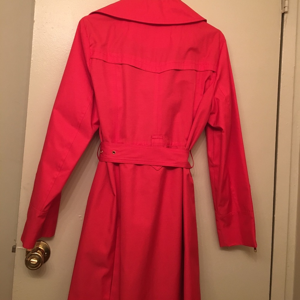 NWOT Michael Kors belted raincoat - Picture 2 of 5