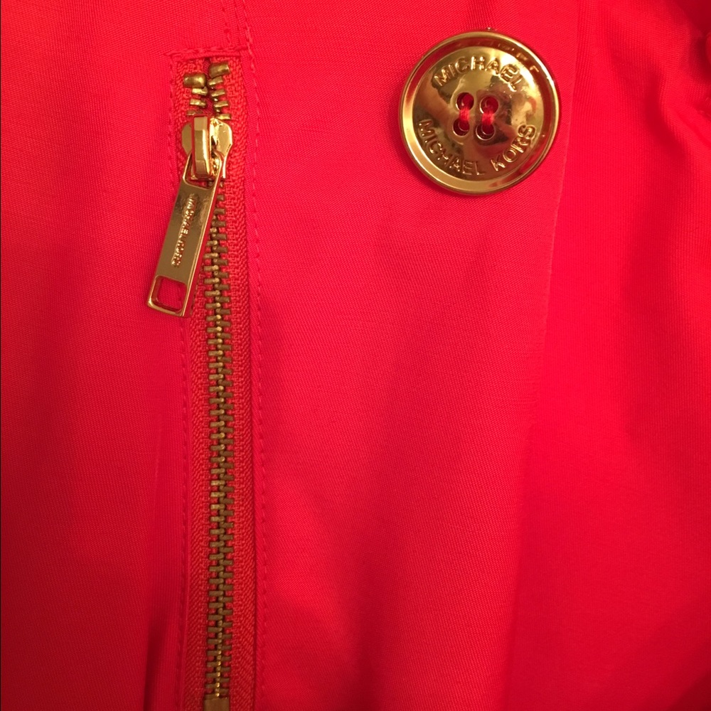 NWOT Michael Kors belted raincoat - Picture 4 of 5