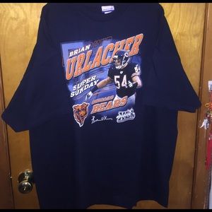 Brian Urlacher Reebok Super bowl T shirt