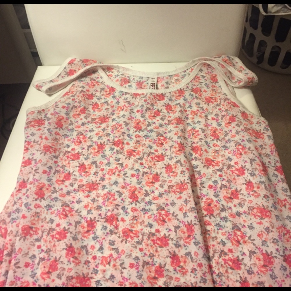 Floral sheer Tank