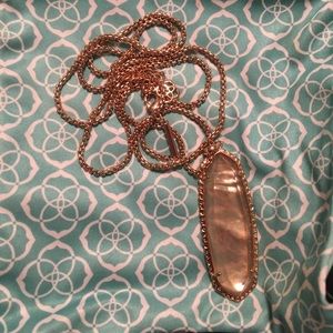 Kendra Scott layden necklace - rose gold