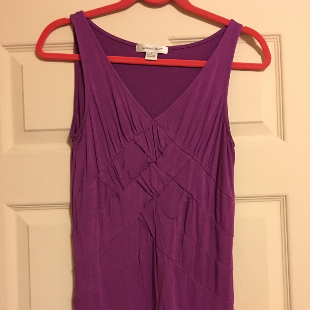 Violet colored tank top