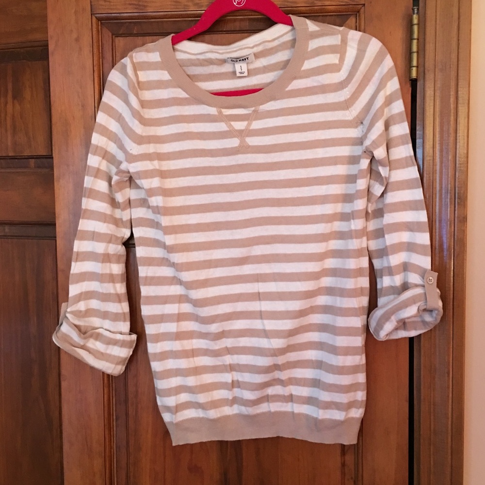 Rolled Sleeve Sweater