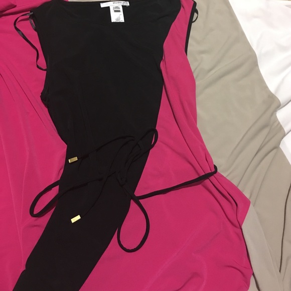 Sexy and stretchy rich look color block long gown - Picture 4 of 5