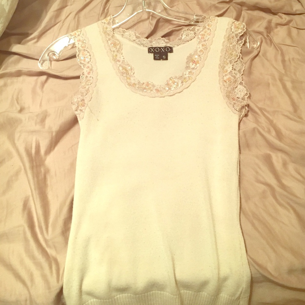 Cream blouse