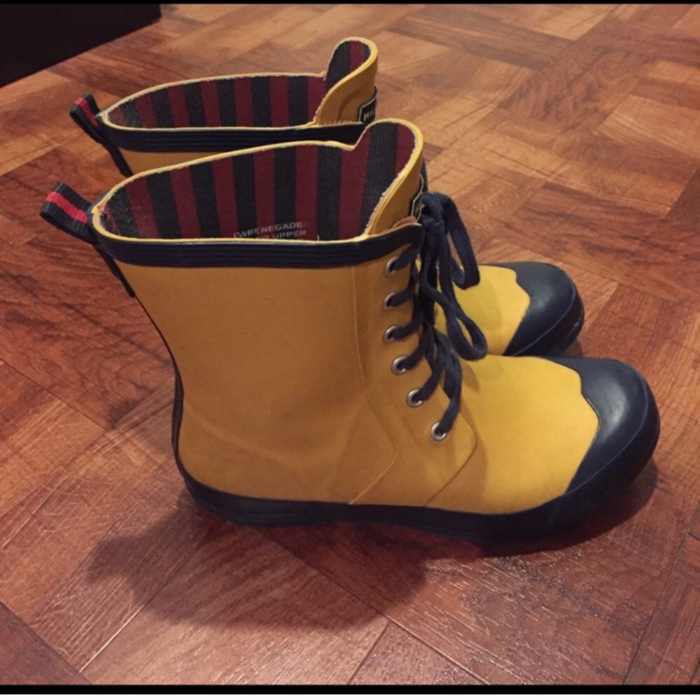 Tommy Hilfiger Yellow Rain Boots