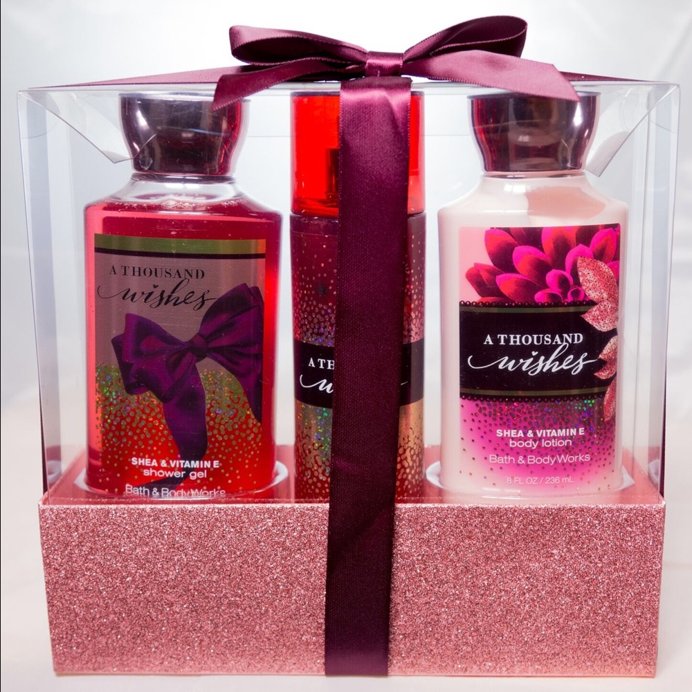 A Thousand Wishes wrapped with a bow gift set