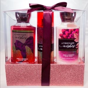 A Thousand Wishes wrapped with a bow gift set