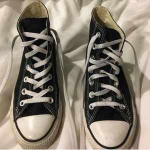 Women black high tops