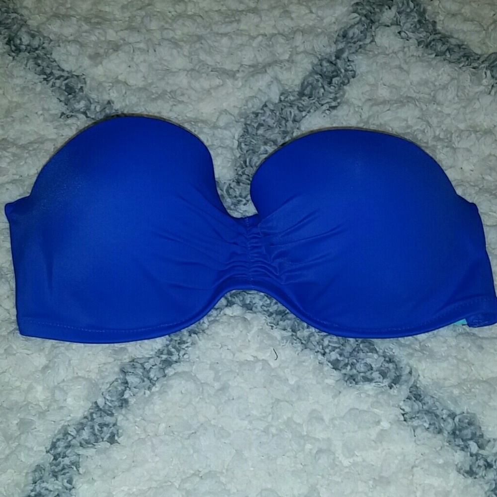 Victoria's Secret Strapless Swim Top,EUC,34D