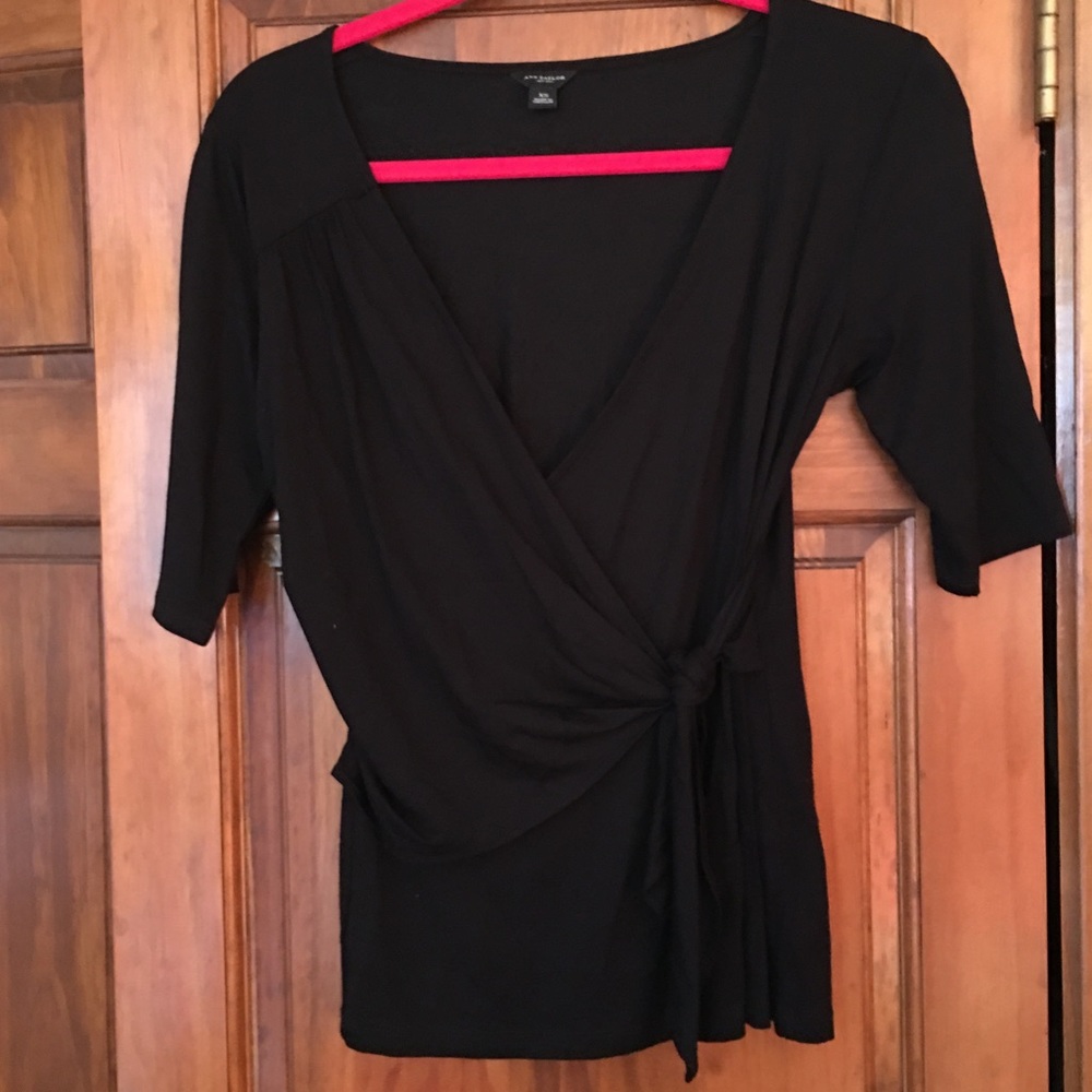 Ann Taylor Wrap Top