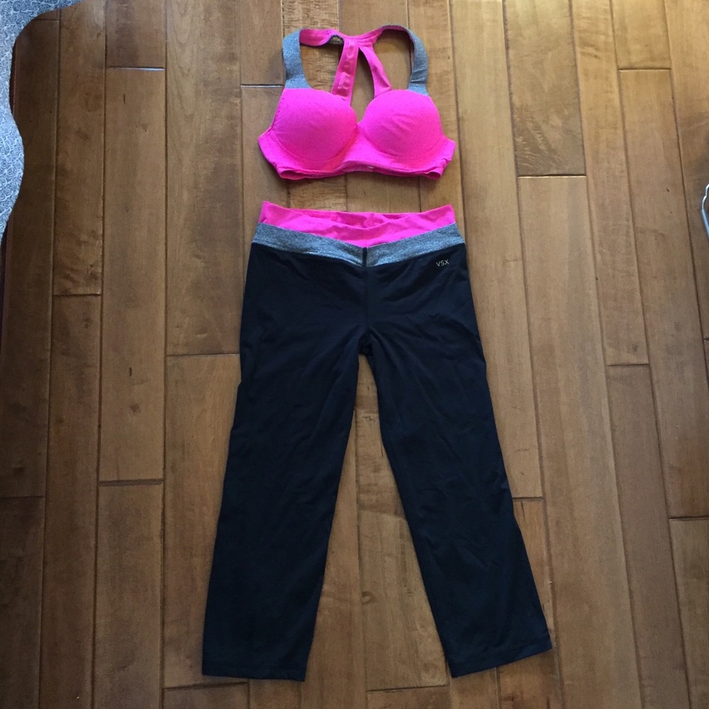 VICTORIA SECRET  leggings and sports bra