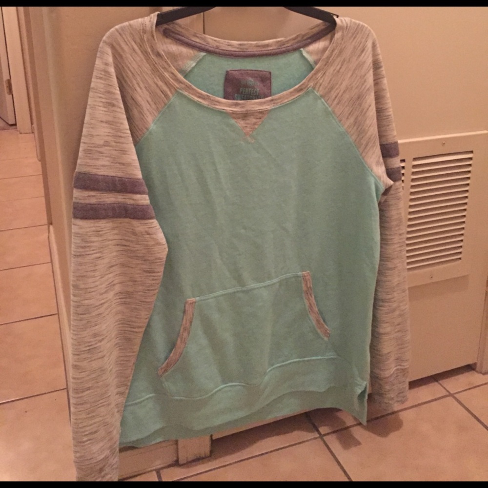 Sweatshirt sky blue/gray