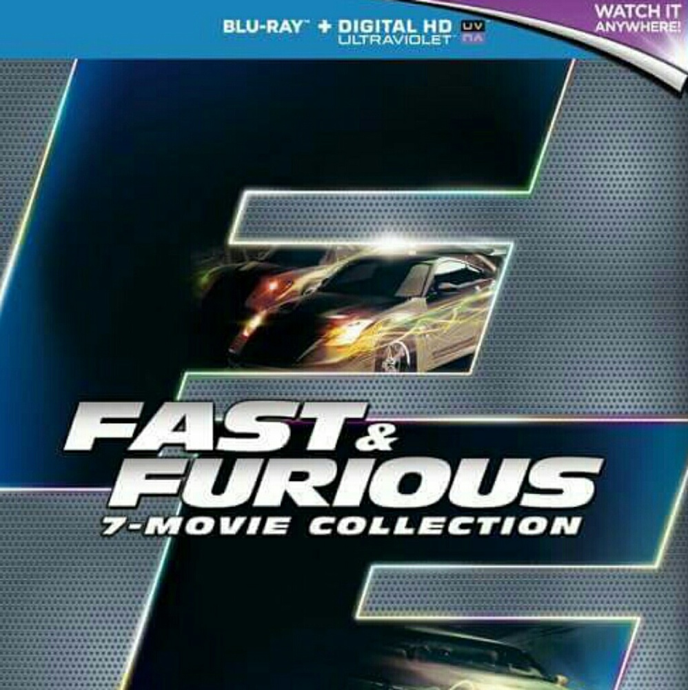 Fast & Furious 1-7 Movie Box Set DVD