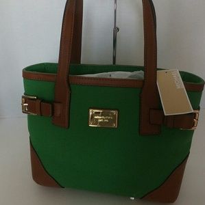 NWT Michael Michael Kors Millbrook Canvas Tote