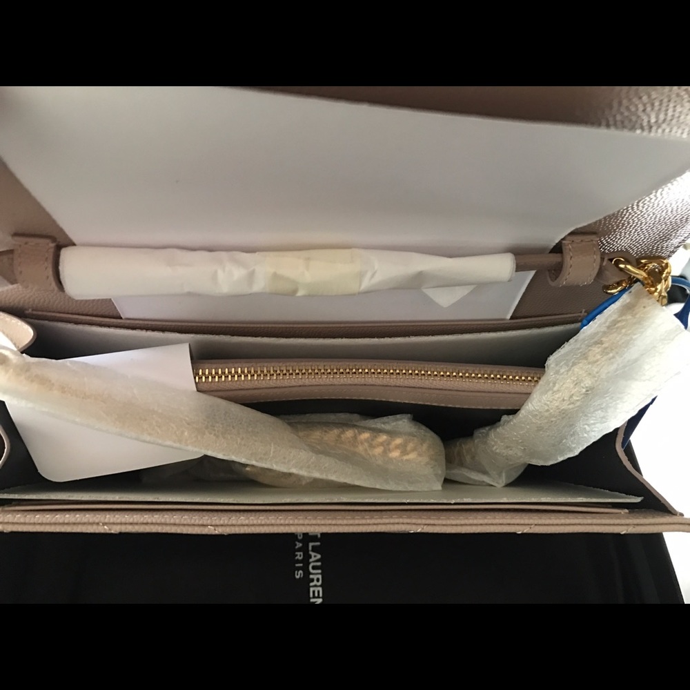 ❤HP❤Saint Laurent Wallet on Chain in Rose Antic - Picture 4 of 4