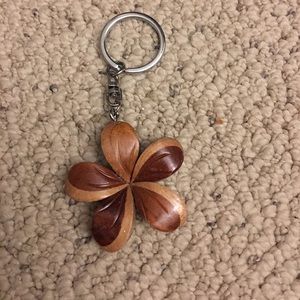 Hawaii Plumeria Keychain