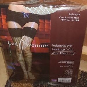 Light Blue Industrial Net Stockings