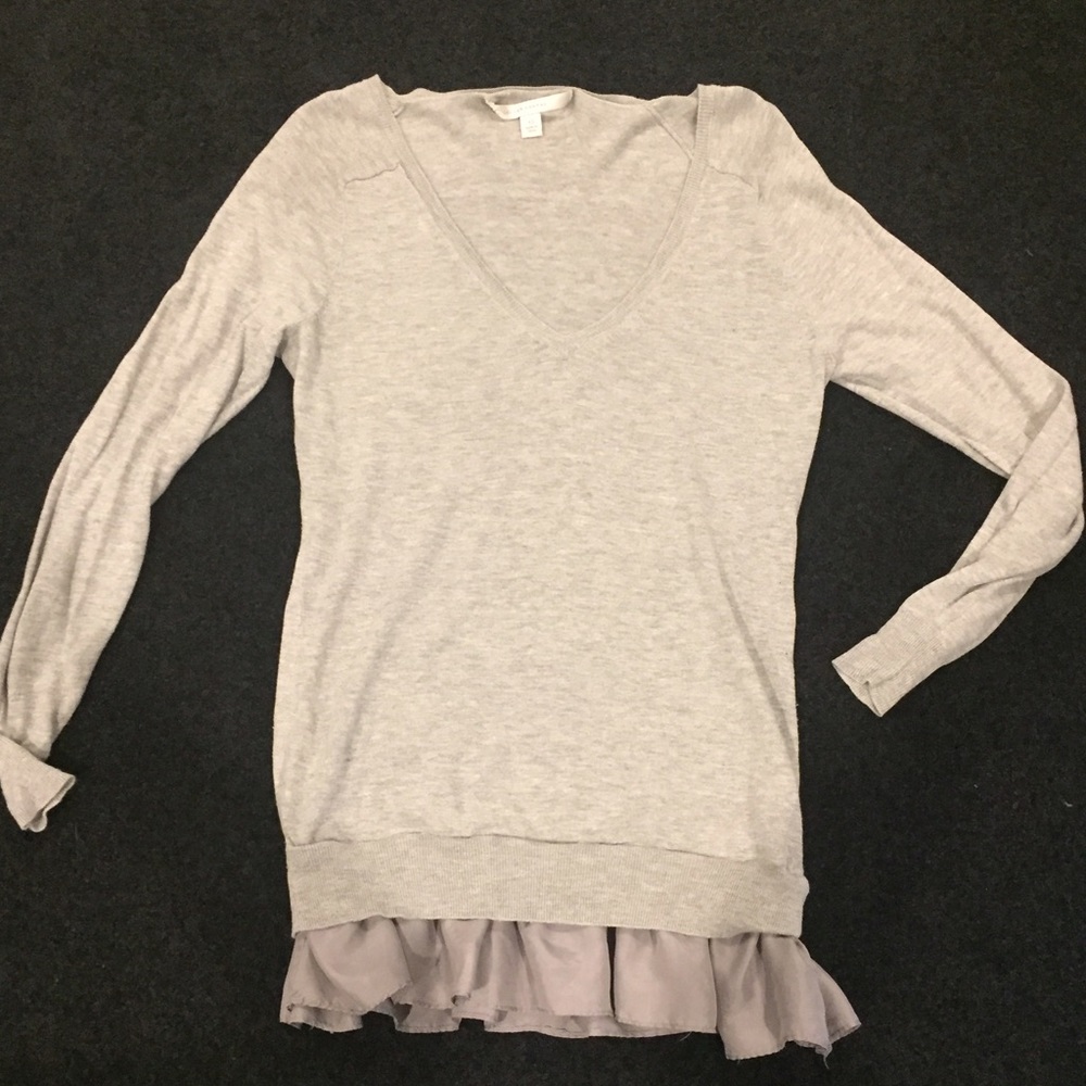 Feminine take on a boring sweater!