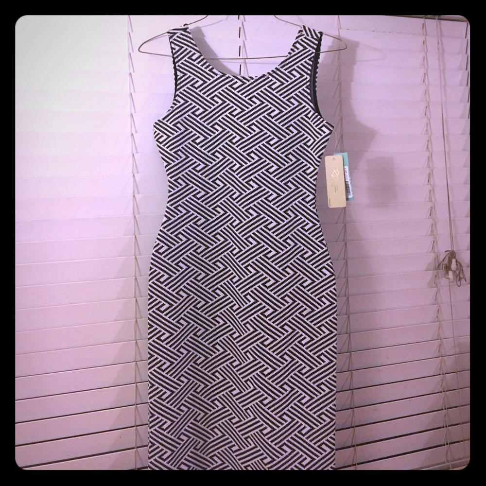 Textured knit dress