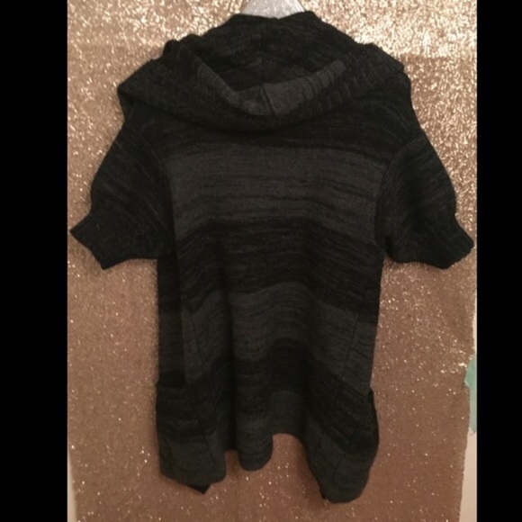 VINCE Alpaca/Cashmere Elbow Sweater Coat - Picture 4 of 4