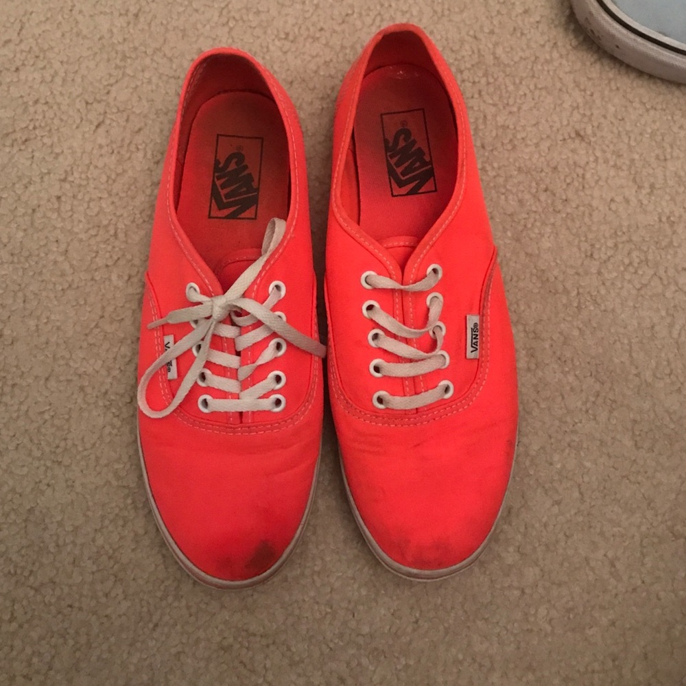 Hot pink vans women's size 8